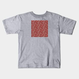 Sprinkles - Red+White+Maroon Kids T-Shirt